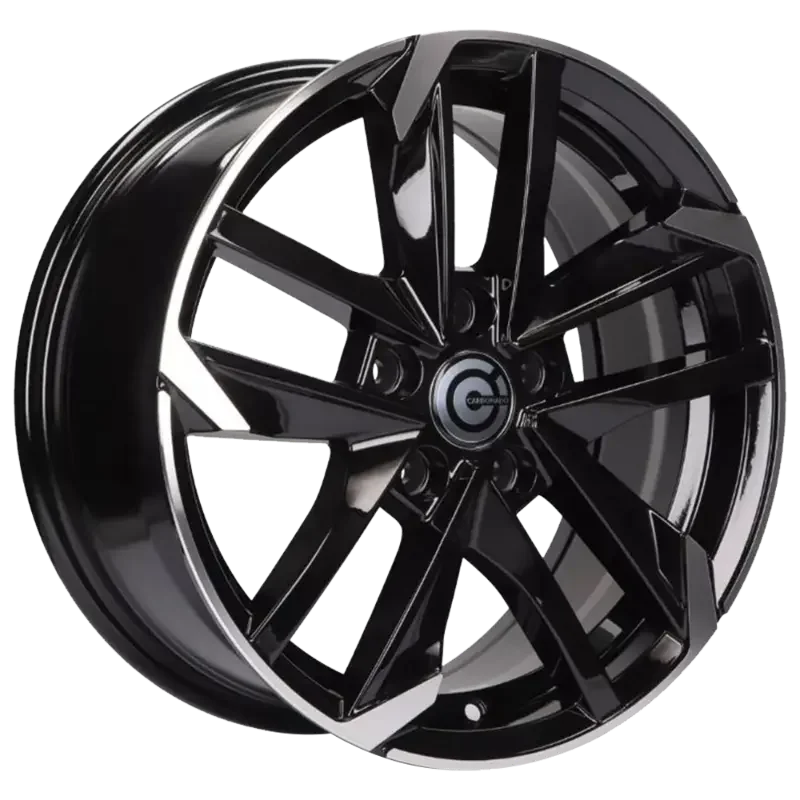 Carbonado Rennes Black Polished 6,50x15 4x108,00 ET25,00