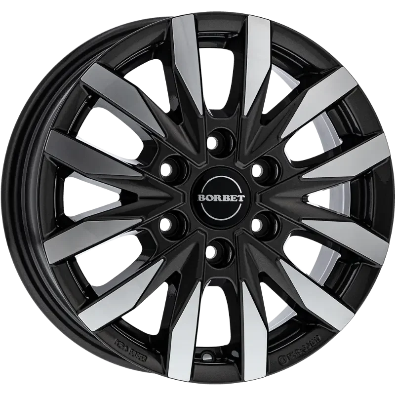 Borbet CW6 anthracite polished 6,50x17 6x120,00 ET50,00