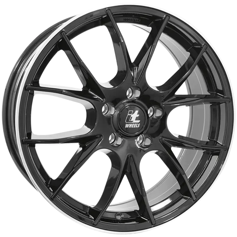 itWHEELS Kira Black Lip Polished 7,50x18 5x114,30 ET35,00