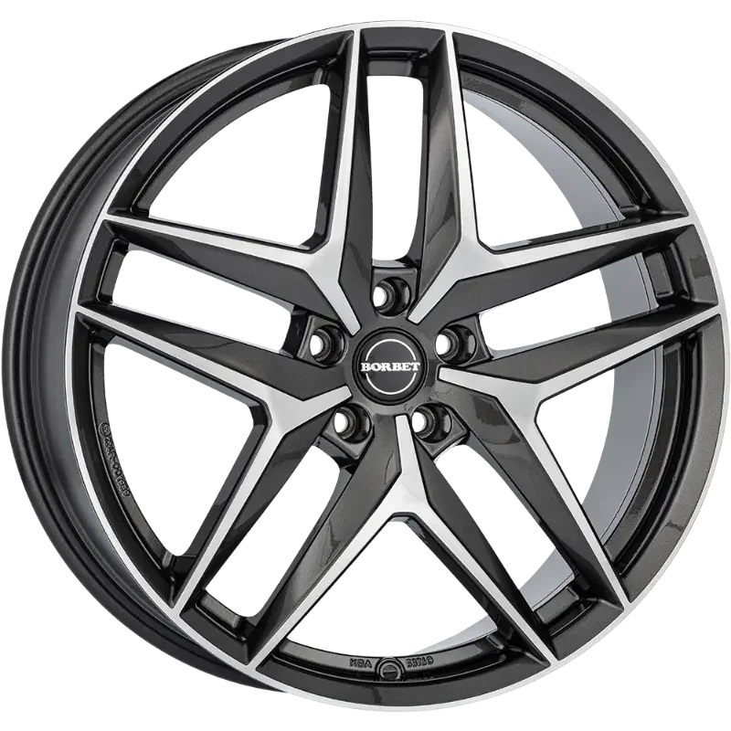Borbet Z anthracite polished 8,50x20 5x112,00 ET40,00