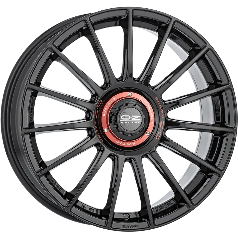 OZ SUPERTURISMO EVOLUZIONE GLOSS BLACK 8,00x18 5x112,00 ET35,00