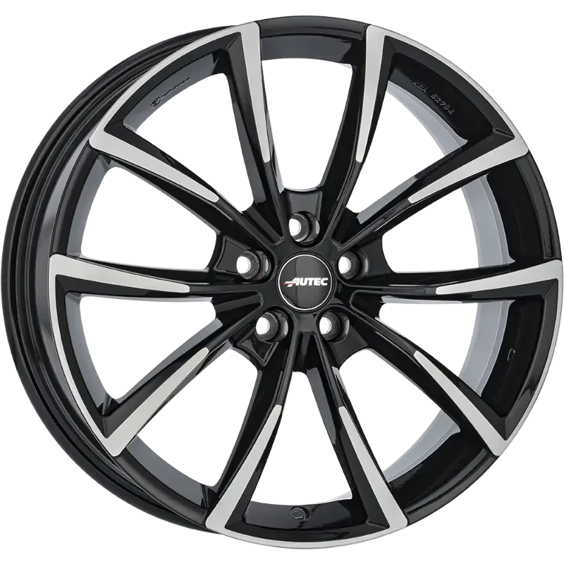 Autec Astana Black Polished 7,00x17 5x114,30 ET40,00