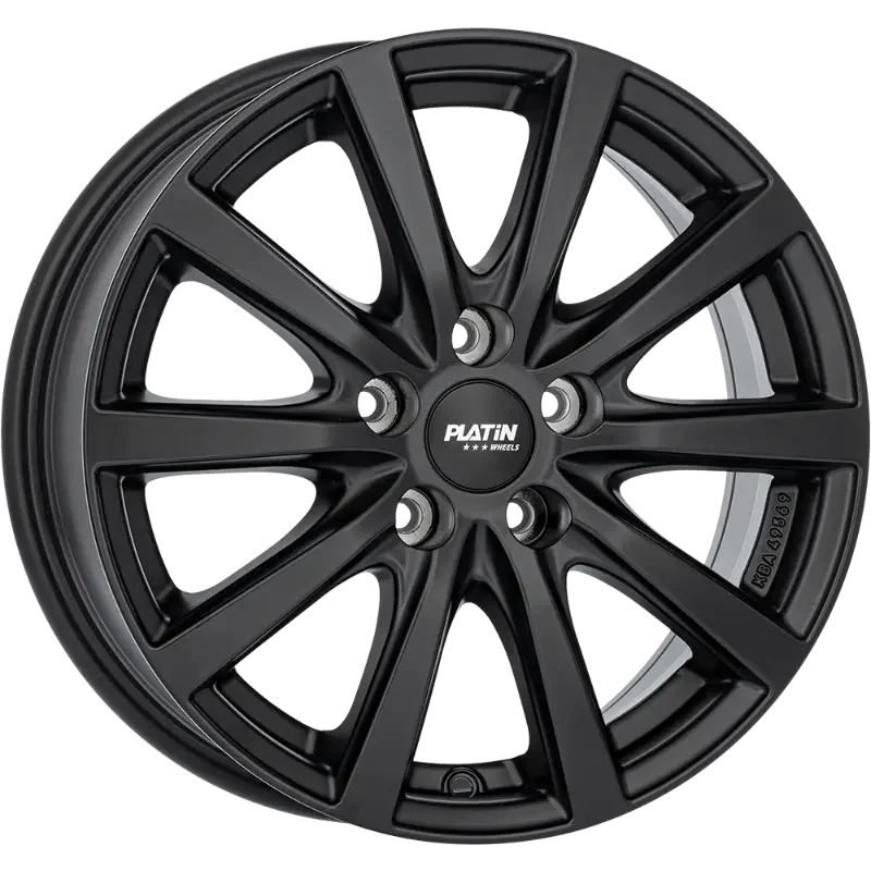 PLATIN Wheels P 69 Matt Black 8,00x18 5x114,30 ET35,00