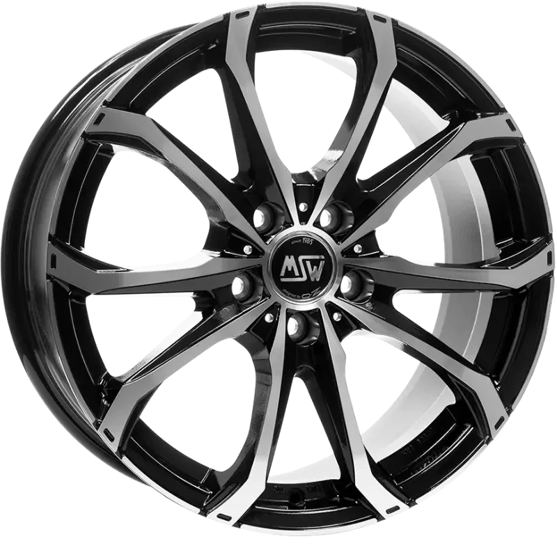 MSW 48 Black polished 7,50x17 5x114,30 ET45,00