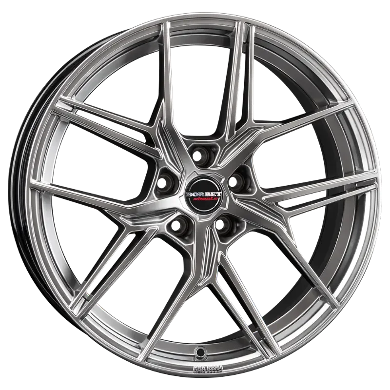 Borbet QX hyper black silver 8,50x20 5x108,00 ET45,00