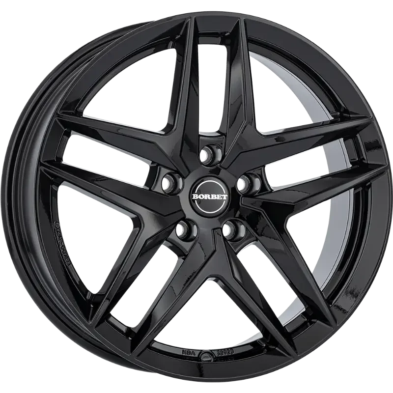 Borbet Z black glossy 7,00x17 5x112,00 ET48,50