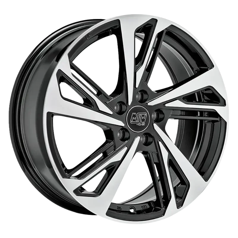 MSW 60 Black Polished 6,50x16 5x114,30 ET46,00
