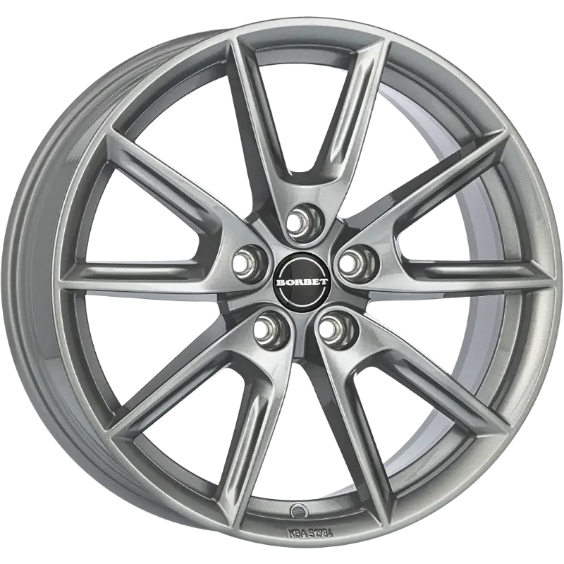 Borbet LX18 grey glossy 8,00x18 5x112,00 ET48,00