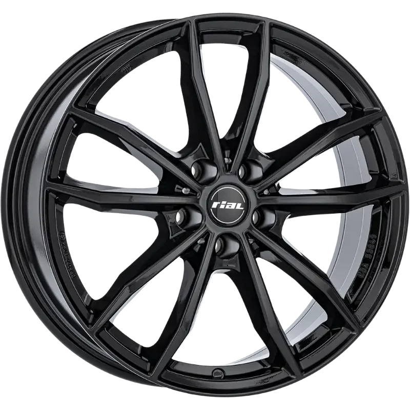 RIAL X12 Black Gloss 7,00x16 5x112,00 ET47,00