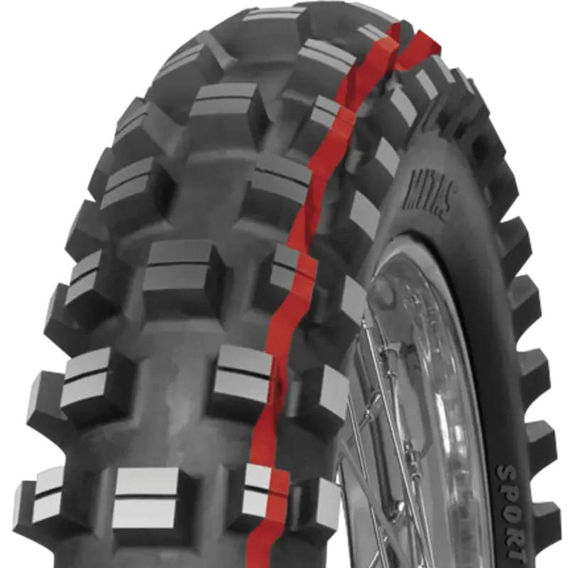 Mitas XT-754 120/90-18 65 M Hinten TT Green, SUPER LIGHT