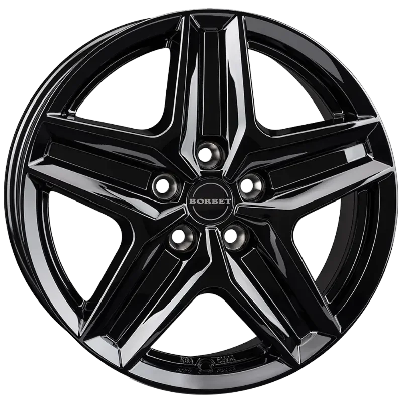 Borbet CWZ black glossy 7,50x18 5x120,00 ET53,00