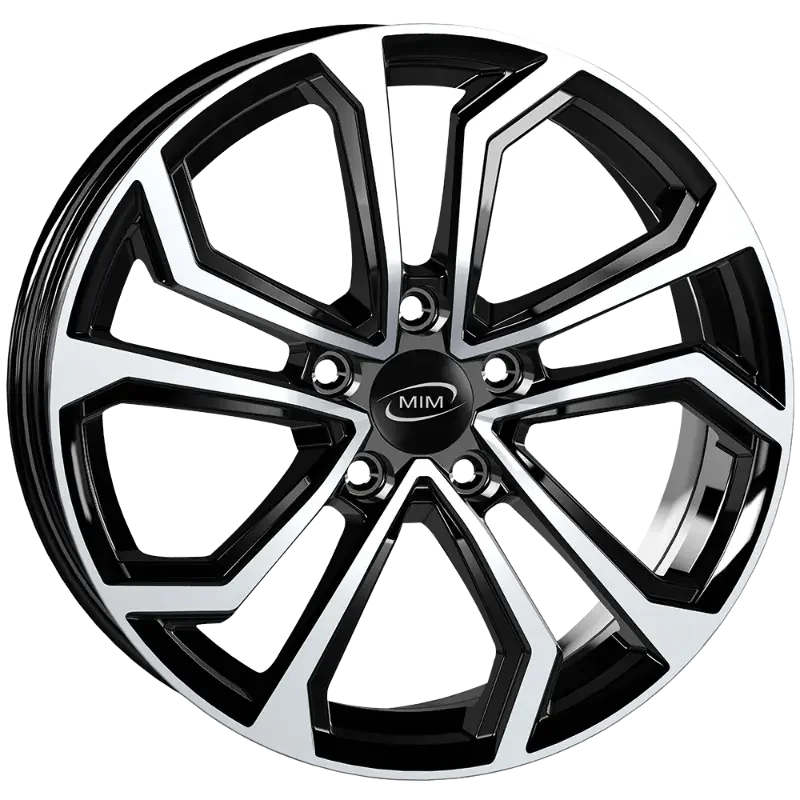 MIM ESIS Black Polished 6,50x16 5x108,00 ET45,00